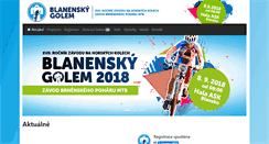 Desktop Screenshot of mtbgolem.cz